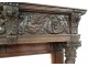 Decorative trim element dragons carved fireplace eighteenth columns