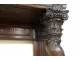 Decorative trim element dragons carved fireplace eighteenth columns