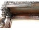 Decorative trim element dragons carved fireplace eighteenth columns