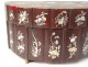 Work Box stitching wood pearl phoenix birds Vietnam Indochina XIX