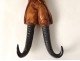 Black Forest wood carving antique french character whip hook nineteenth century