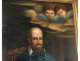 Great portrait HST St. Francis de Sales Devout Life cherubs eighteenth