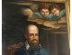 Great portrait HST St. Francis de Sales Devout Life cherubs eighteenth