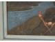 HST picture puzzle scene gallant characters cherub torch eighteenth century