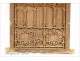 Window Moroccan painted wood and wrought iron, Morocco, 20th