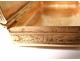 Small box snuffbox solid gold 18k gold flowers 49,06gr nineteenth box