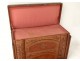 Secretary leather travel box gold to iron House Charlmette Paris XIX