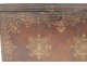 Secretary leather travel box gold to iron House Charlmette Paris XIX