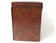Secretary leather travel box gold to iron House Charlmette Paris XIX