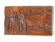 Mold carved wooden gingerbread crucifixion Virgin St. Peter XVIII