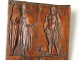 Mold carved wooden gingerbread crucifixion Virgin St. Peter XVIII