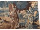 Aubusson tapestry door green landscape bird forest trees XVIII