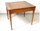 Louis XVI table game backgammon wooden marquetry rosewood pink XVIII