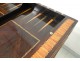 Louis XVI table game backgammon wooden marquetry rosewood pink XVIII
