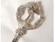 6 silver metal skewer spears Christofle twentieth marine anchor crown