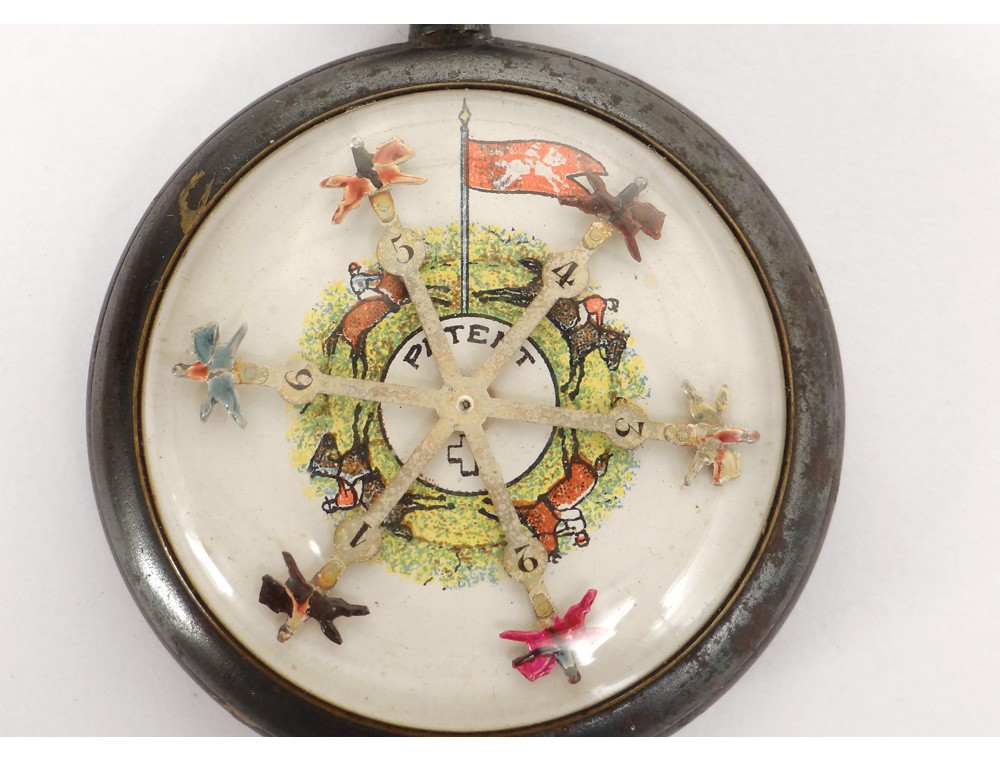 Ancien Jeu De Comptoir Avec Montre à Gousset Vintage Objet Déco