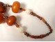 Pearl necklaces amber coral stones Maghreb Morocco Draa Valley Morocco XXth