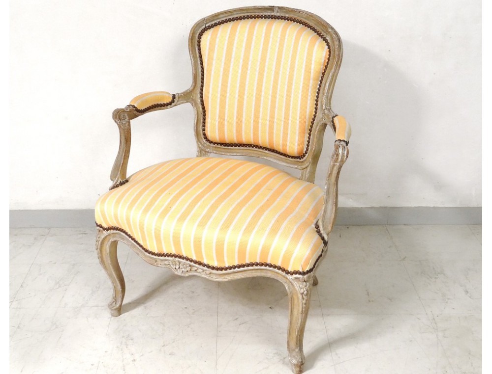 armchair louis xv carved lacquered wood seat convertible armchair eighteenth century armchair louis xv carved lacquered wood seat convertible armchair eighteenth century
