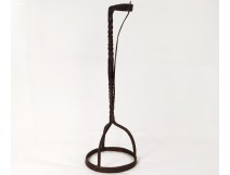 Holder candle holder résinier luster candlestick wrought iron eighteenth century