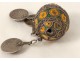 Tagmout ball necklace Tiznit Morocco Anti Atlas silver enamel pieces XX
