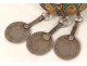 Pearl ball necklace Tagmout Tiznit Morocco Anti Atlas enamel silver coins 19th