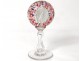 Oratory ornamental porcelain cristallo-Saint-Hubert nineteenth crystal glass