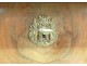 Secretary flamed mahogany Empire bronze nineteenth century black marble columns