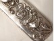 Paper-cut flowers silver massive Minerva Art Nouveau XIXth century