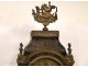 Cartel Louis XV Boulle marquetry, ormolu, Balthazar Martinot, 18th