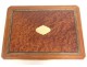 Box game box magnifier amboine rosewood brass Napoleon III XIXth century