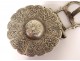 Buckle Fekroun silver rosette twentieth Morocco Maghreb Sahara