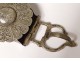 Buckle Fekroun silver rosette twentieth Morocco Maghreb Sahara