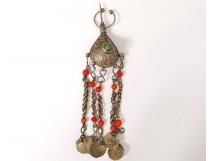 Bermil pear pendant brooch silver Zaiane Morocco Maghreb XX