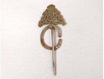 Small brooch silver jewelry Maghreb Algeria Morocco twentieth century
