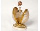 Necessary perfume bottles pearl shell silver gilt bronze XIXth