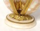 Necessary perfume bottles pearl shell silver gilt bronze XIXth