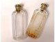 Necessary perfume bottles pearl shell silver gilt bronze XIXth