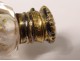 Necessary perfume bottles pearl shell silver gilt bronze XIXth