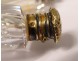 Necessary perfume bottles pearl shell silver gilt bronze XIXth