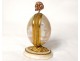 Necessary perfume bottles pearl shell silver gilt bronze XIXth