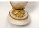 Necessary perfume bottles pearl shell silver gilt bronze XIXth