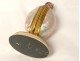 Necessary perfume bottles pearl shell silver gilt bronze XIXth