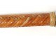 Old cane wicker knob antique silver metal cane XIXth century