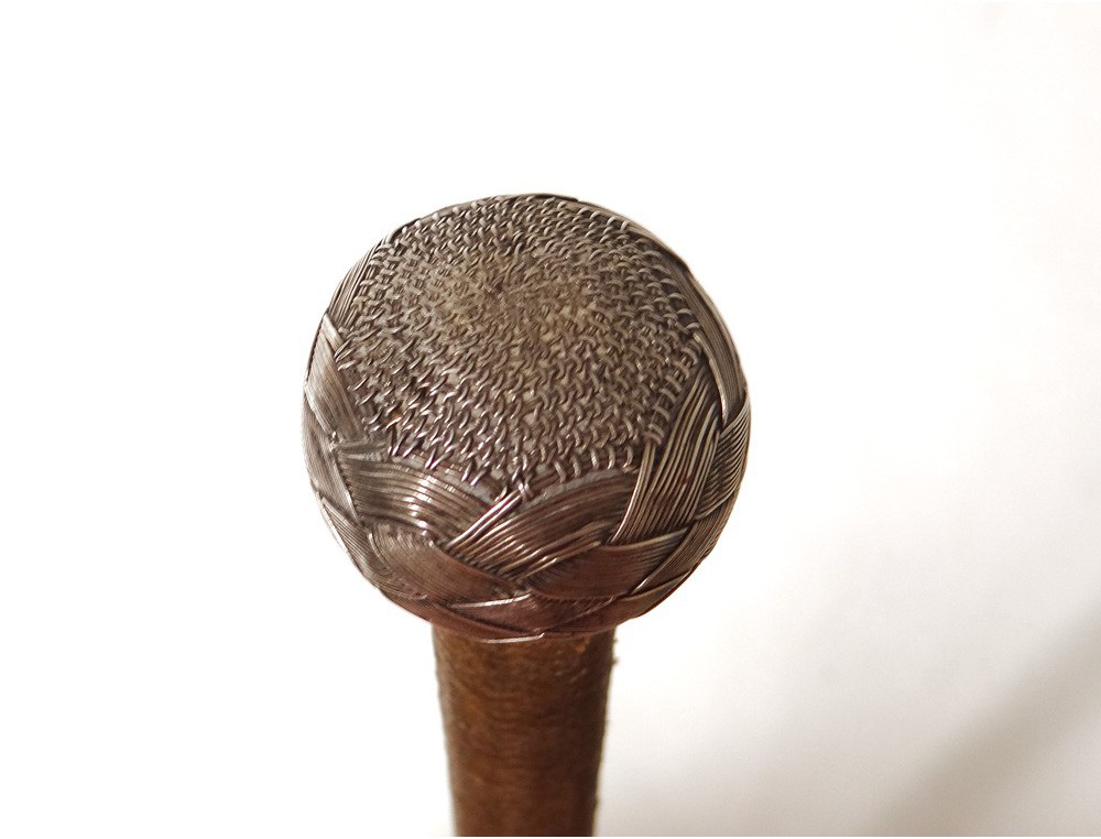 Cravache De Luxe En Argent Massif 925, émeraude Et Bois De Coco – Neuf Avec étiquettes