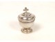 Silver ciborium travel Minerva, 19th