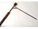 Rod system antique wooden horse jockey measurement twentieth bamboo cane