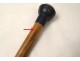 System cane craps french antique wooden cane nineteenth century