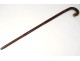 Umbrella system cane wood antique french cane pommel twentieth century