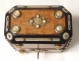 Cellar smell perfume bottles cabinet walnut pearl House Giroux Paris XIX