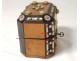 Cellar smell perfume bottles cabinet walnut pearl House Giroux Paris XIX
